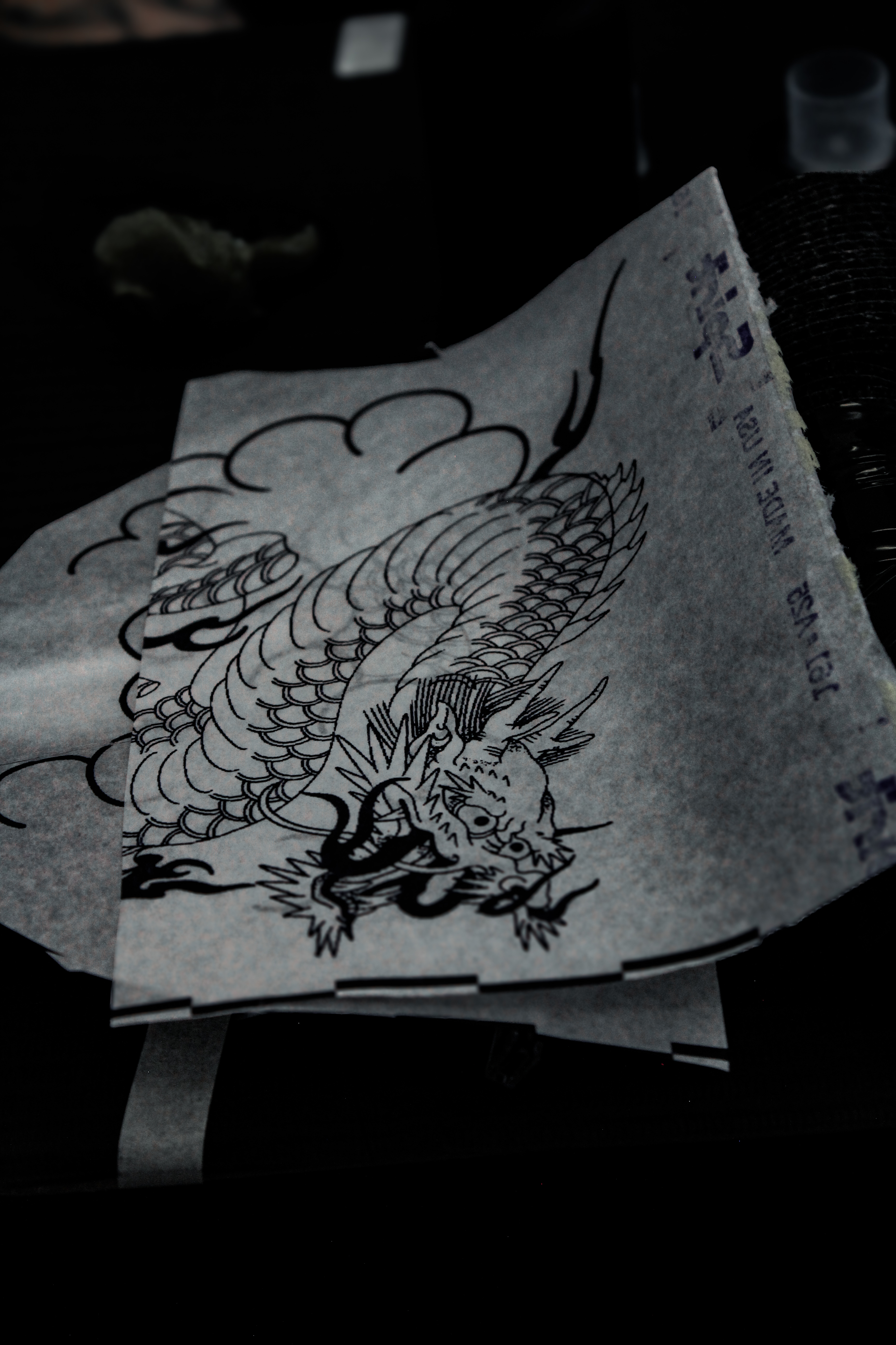 dragon stencil